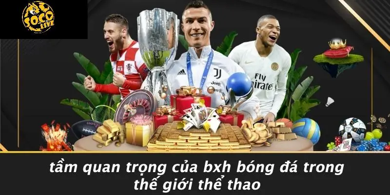 BXH Bóng Đá 114 BXH bóng đá