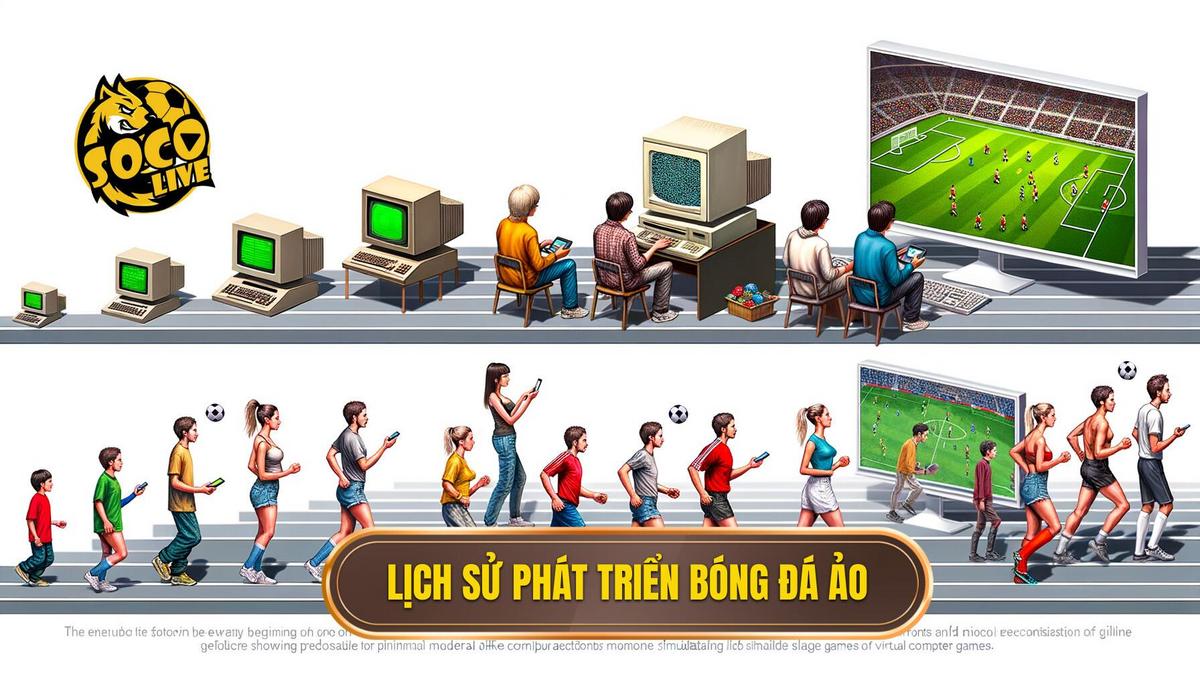 Bóng đá ảo là gì? Giải thích chi tiết từ A đến Z 2 Lịch sử hình thành và phát triển của bóng đá ảo