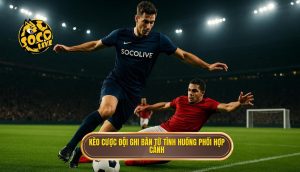 Kèo cược đội ghi bàn từ tình huống phối hợp cánh