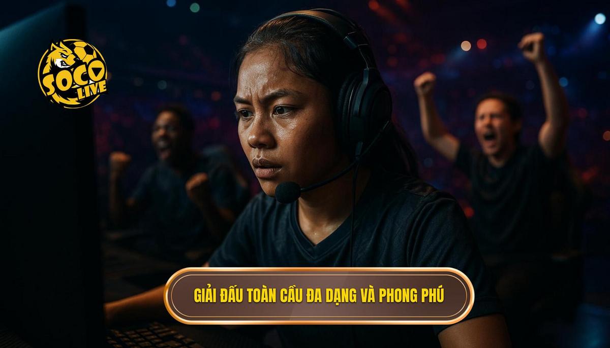 Hệ thống giải đấu đa dạng và bao quát toàn cầu