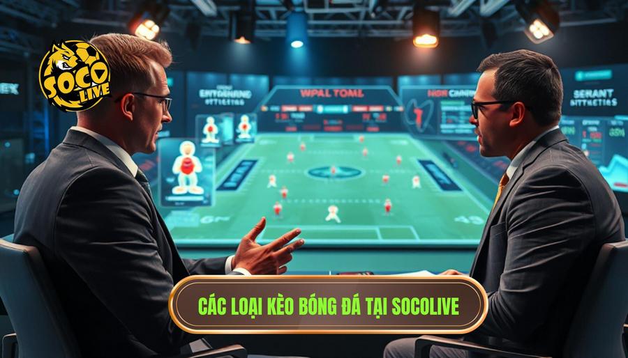 Các loại kèo phổ biến được phân tích tại Socolive